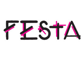 logo de Fiesta, cliente de Gráficas Ortega